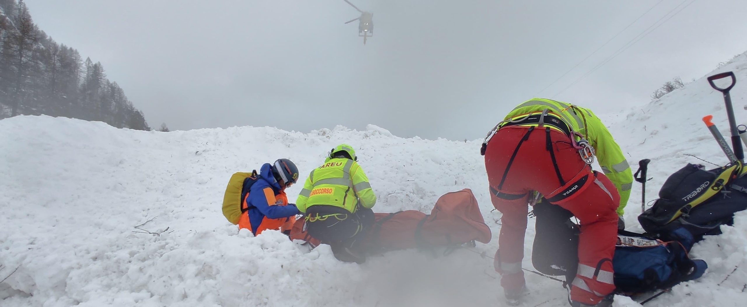 AKJA ricerca in valanga a Foppolo